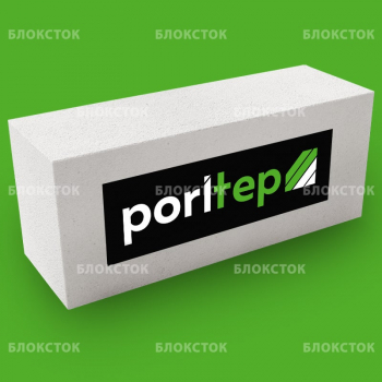 Пеноблоки стеновые Poritep Коломна 625х250х400, D400